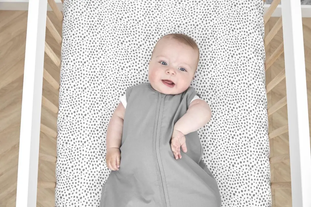 Meyco Baby Cheetah Hoeslaken Wieg - Grijs 40x80/90cm