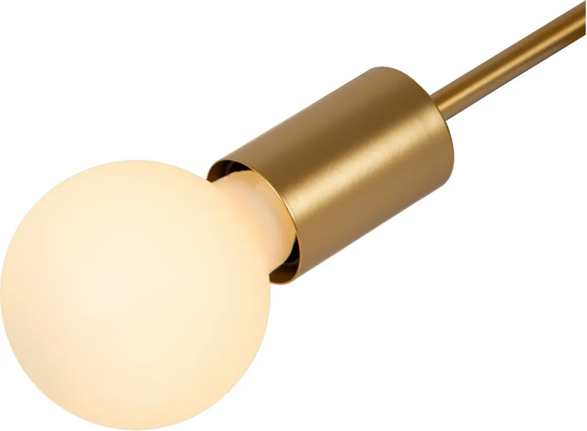 Lucide Lester Plafondlamp 4xE27 Mat Goud/Messing