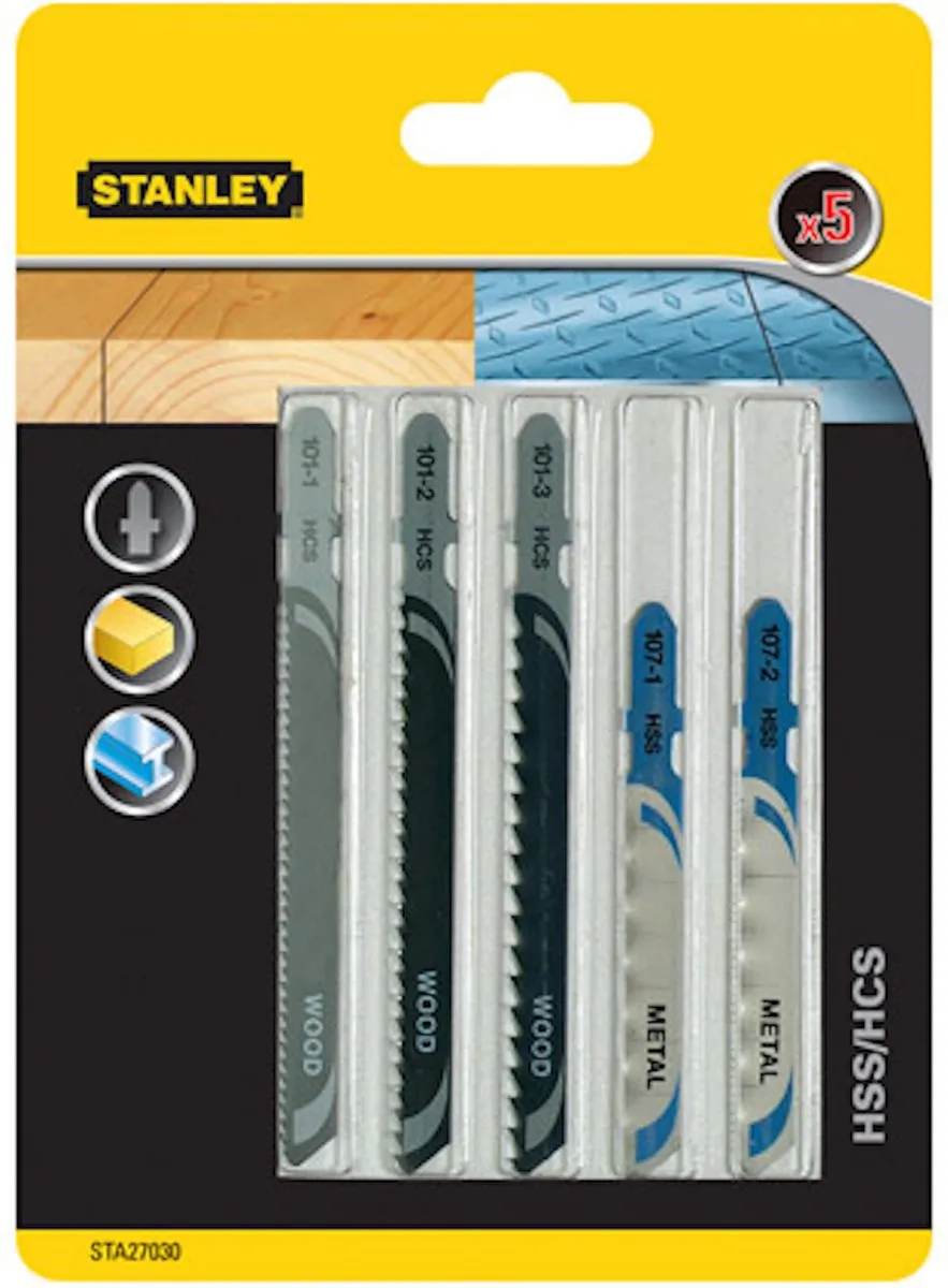 Stanley T-Schacht Combi Zaagbladen Hout/Met STA27030