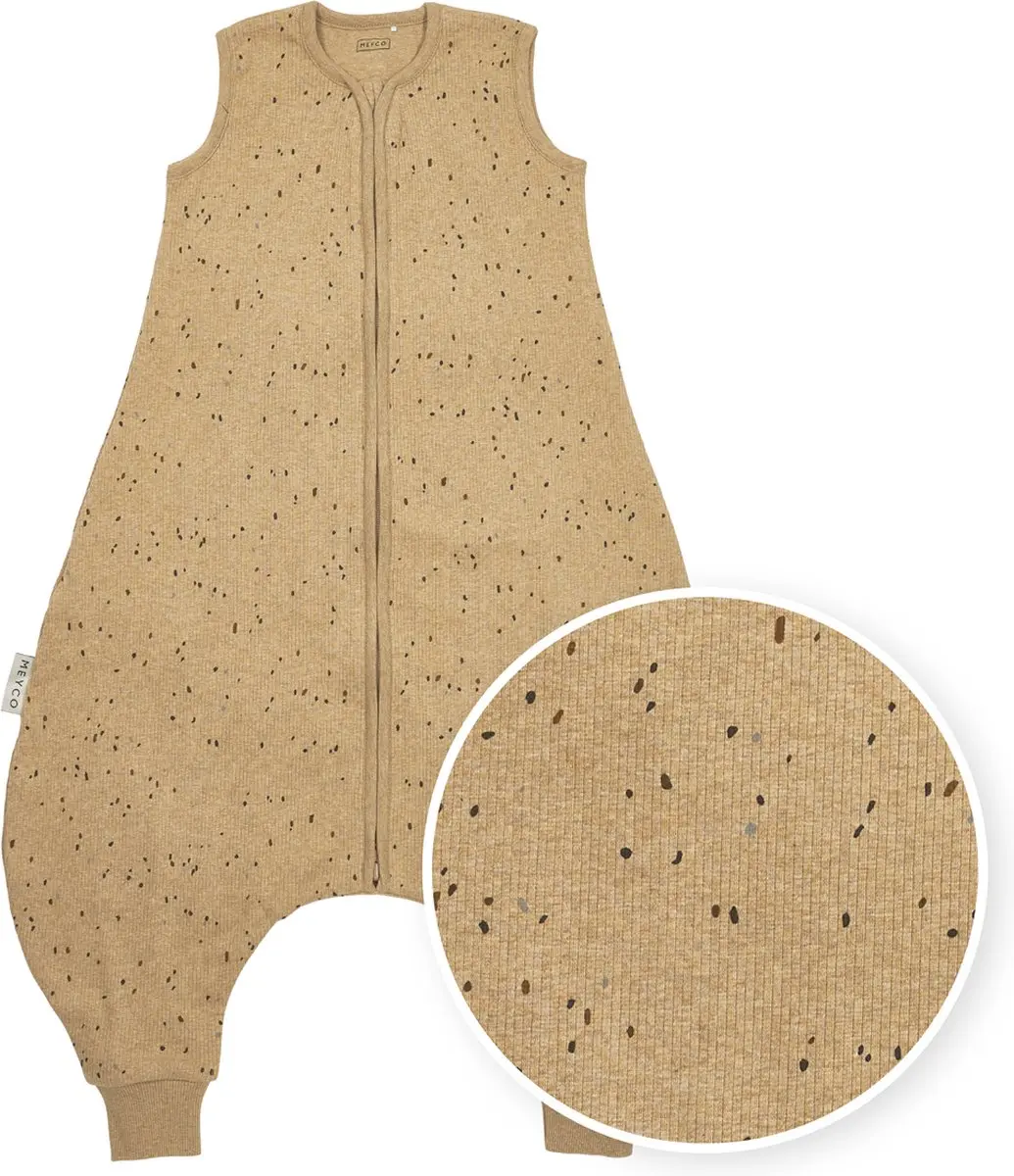 Meyco Baby Rib Mini Spot Slaapoverall