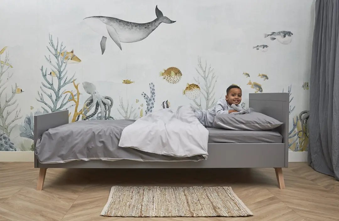 Meyco Baby Uni Hoeslaken Juniorbed - 70x140/150cm - Grijs