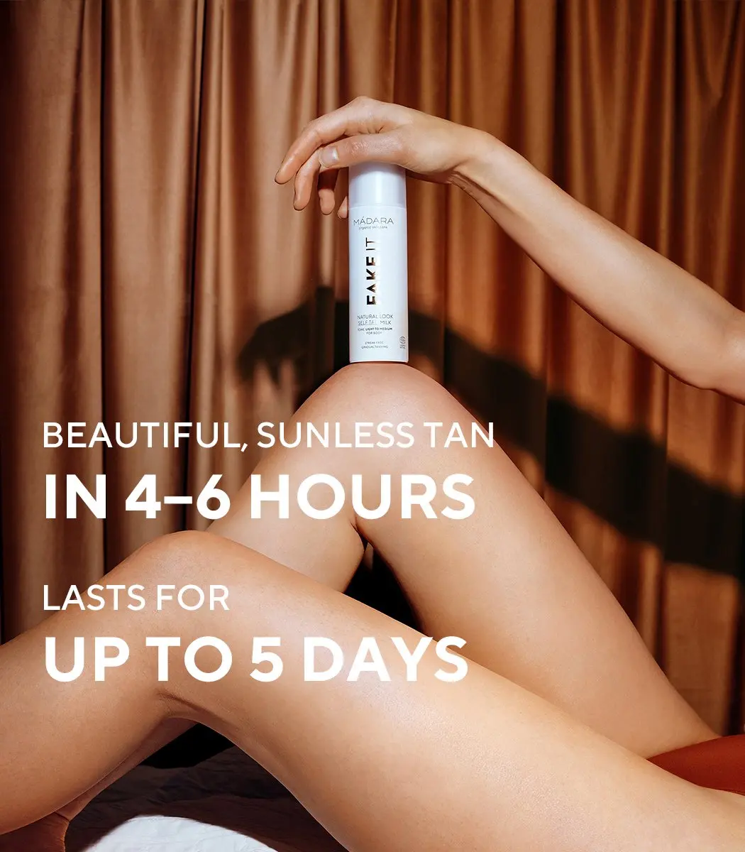 MÁDARA FAKE IT Self Tan Milk 150ml - Medium - afbeelding 6 van 6