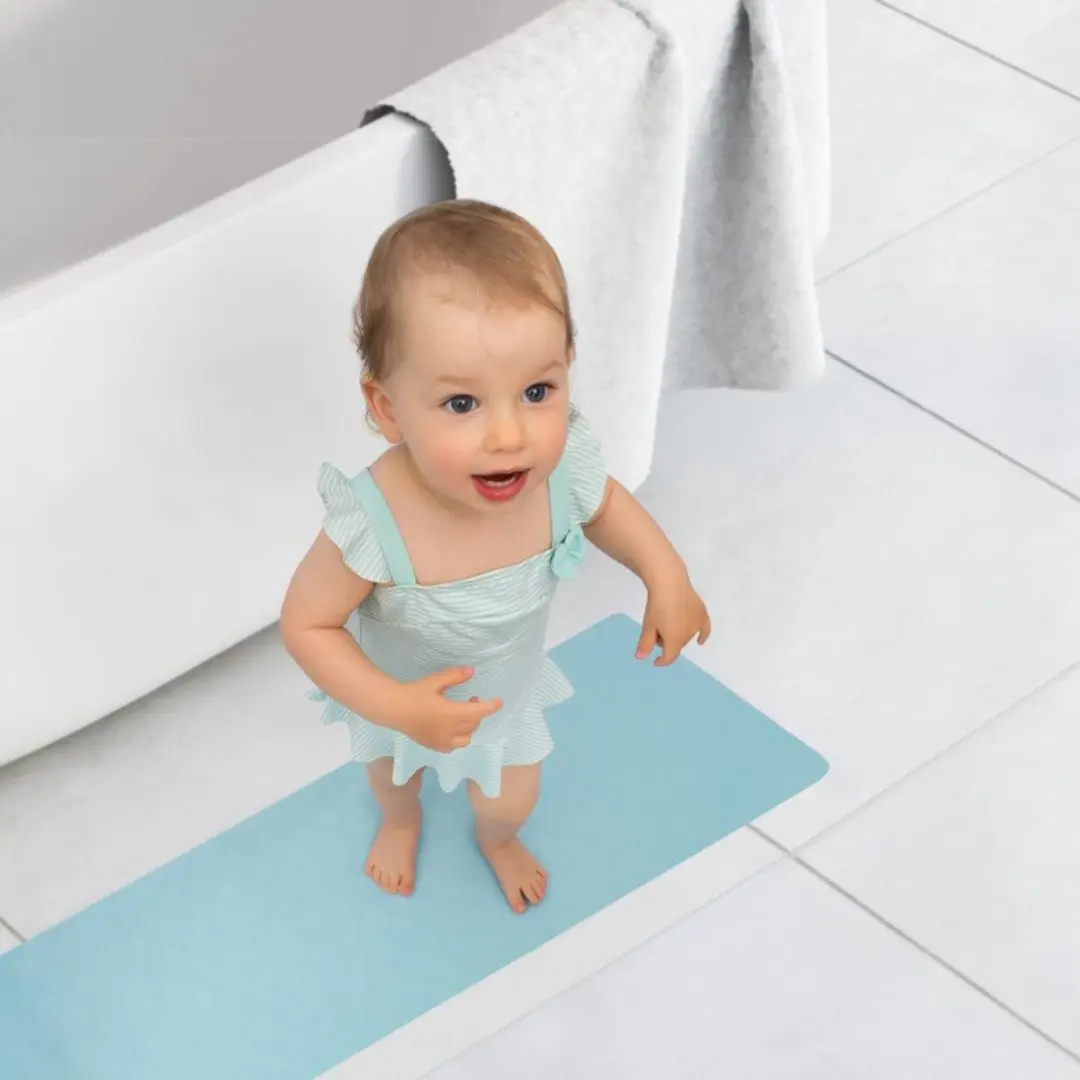 Reer Anti-slip Badmat Natuurlijk Rubber - 42x25cm - Blauw