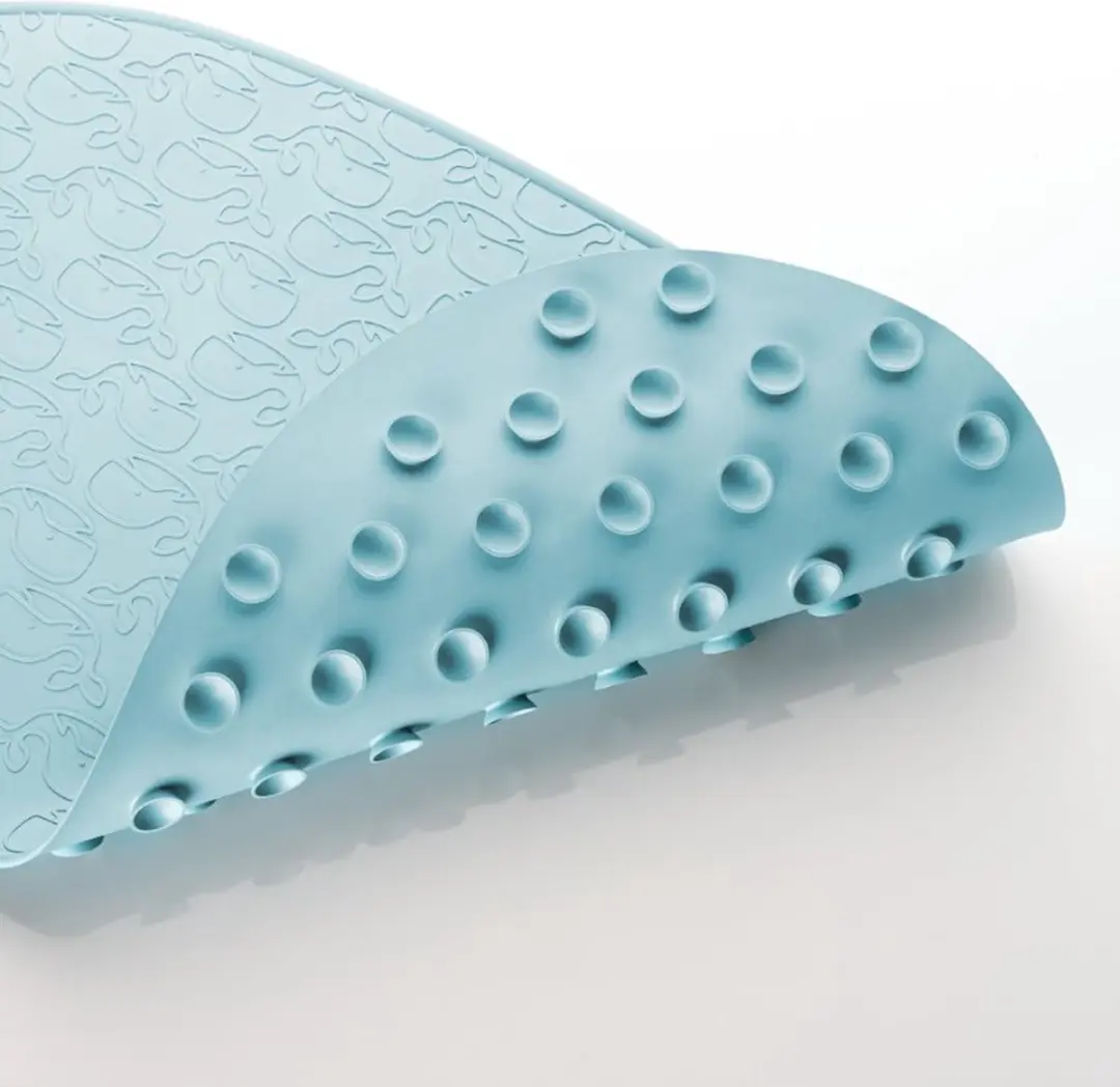 Reer Anti-slip Badmat Natuurlijk Rubber - 42x25cm - Blauw