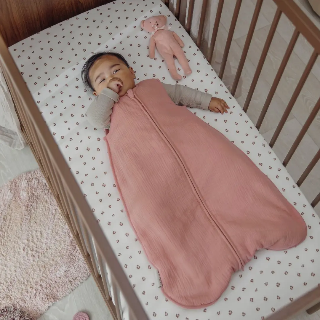 Meyco Baby Uni Baby Slaapzak - Rose 60cm 2.0 TOG
