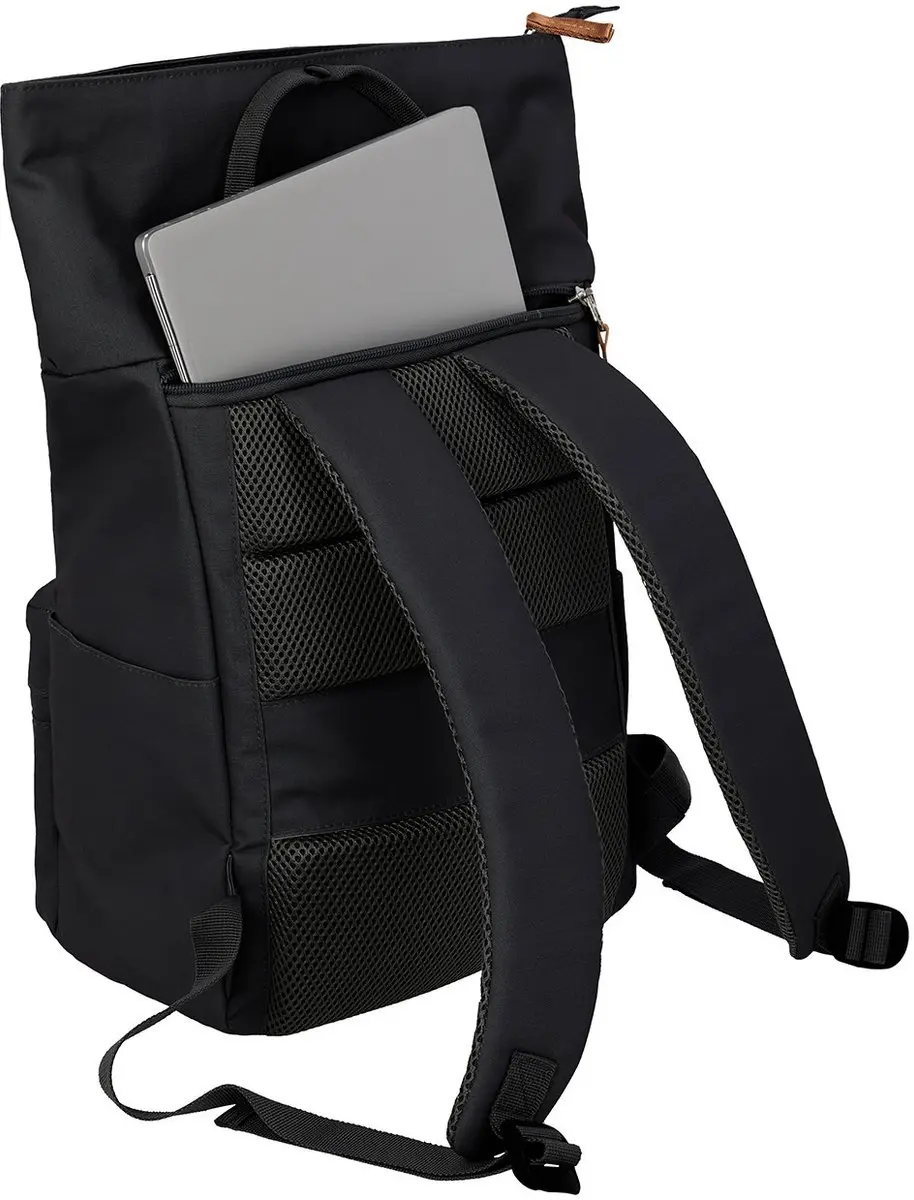 Travelite Basics Short Handle Rollup 13 inch - Zwart