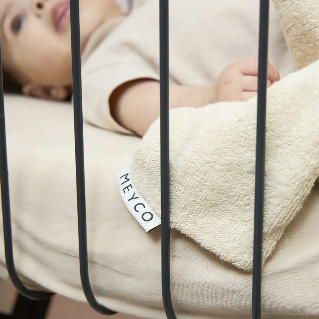 Meyco Baby Uni Hoeslaken Co-Sleeper Soft Sand 50x90cm