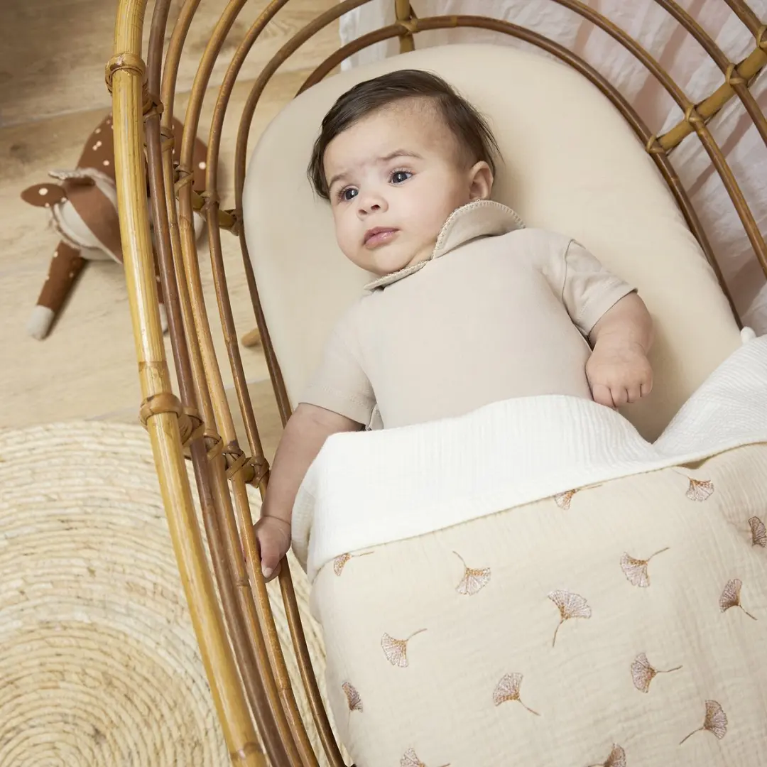 Meyco Baby Uni Hoeslaken Co-Sleeper Soft Sand 50x90cm - afbeelding 6 van 6