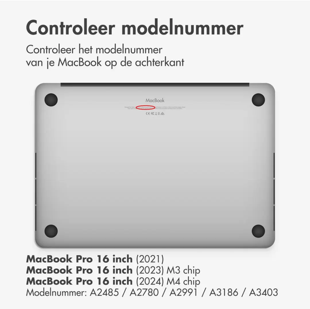 Burga Hardshell Cover MacBook Pro 16" - Call Me - PA_03M_MBP16_A2485