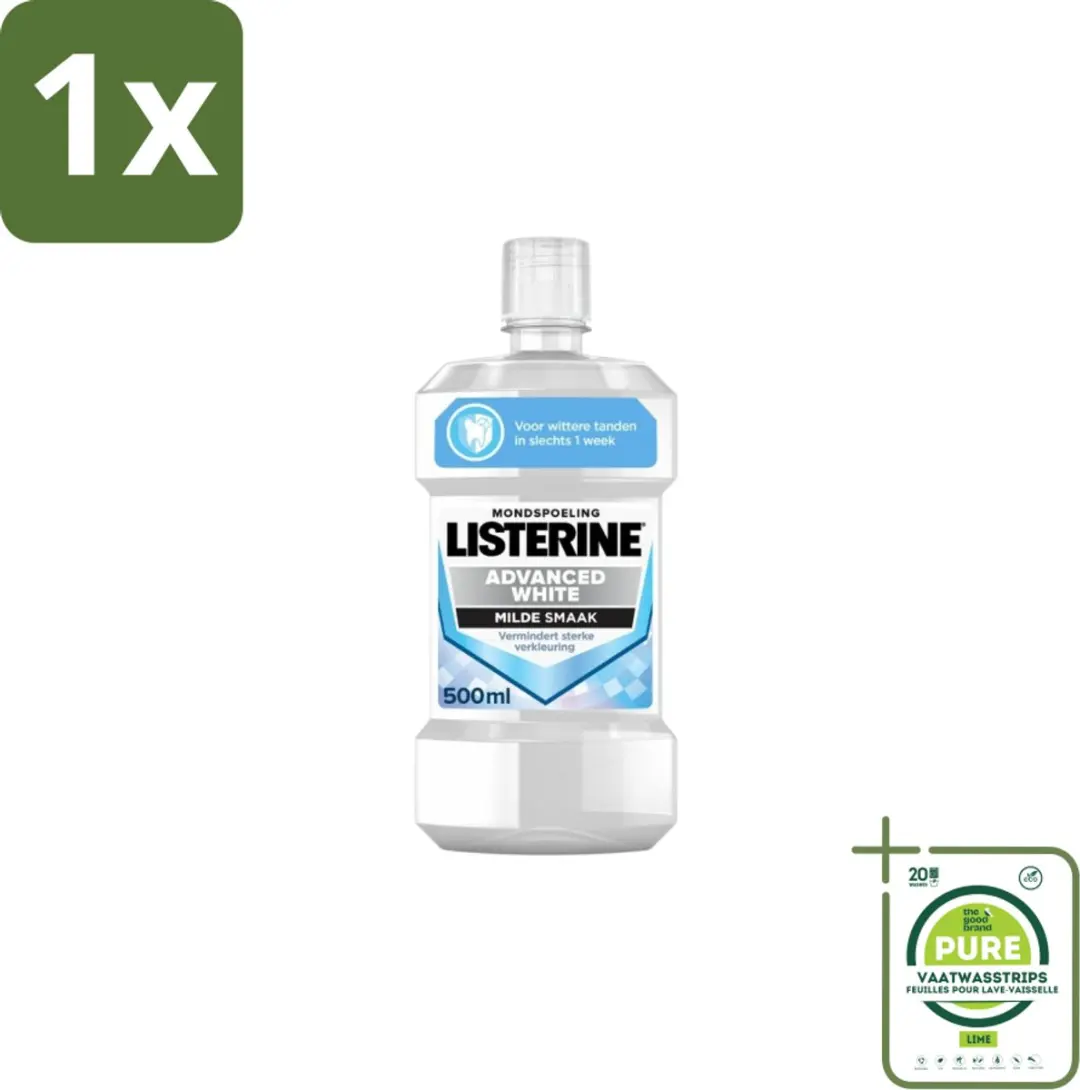 Listerine Advanced White Mondwater 500ml