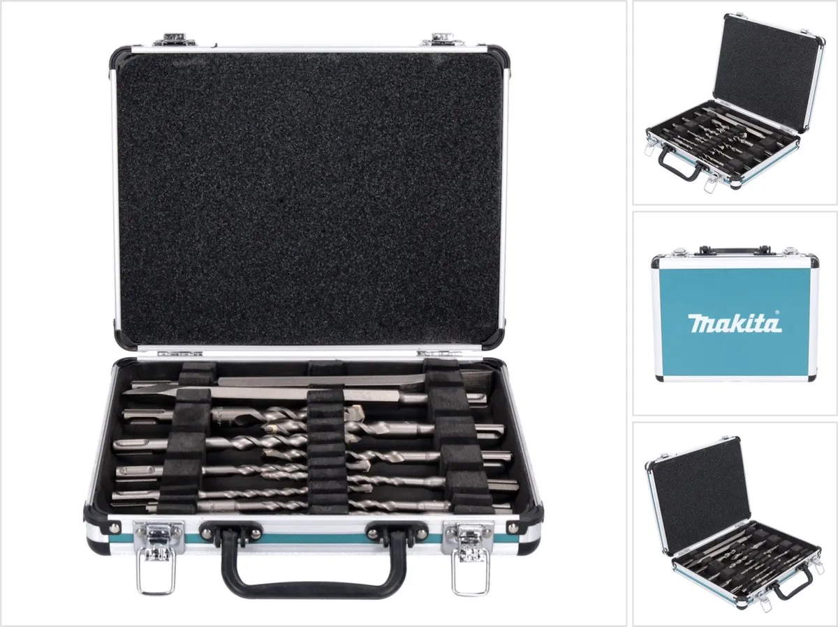 Makita D-42400 Beitel- en Borenset SDS-Plus - 12 Stuks