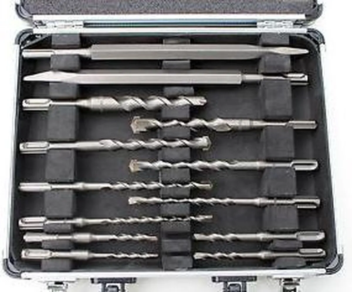 Makita D-42400 Beitel- en Borenset SDS-Plus - 12 Stuks