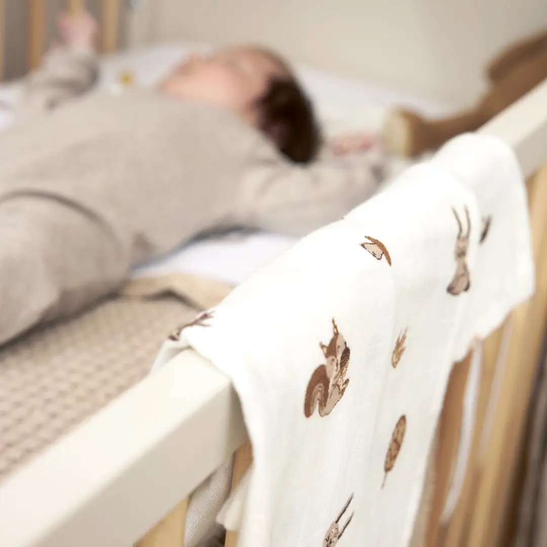 Meyco Baby Forest Animals Swaddle - 2 Stuks 120x120cm - afbeelding 6 van 6