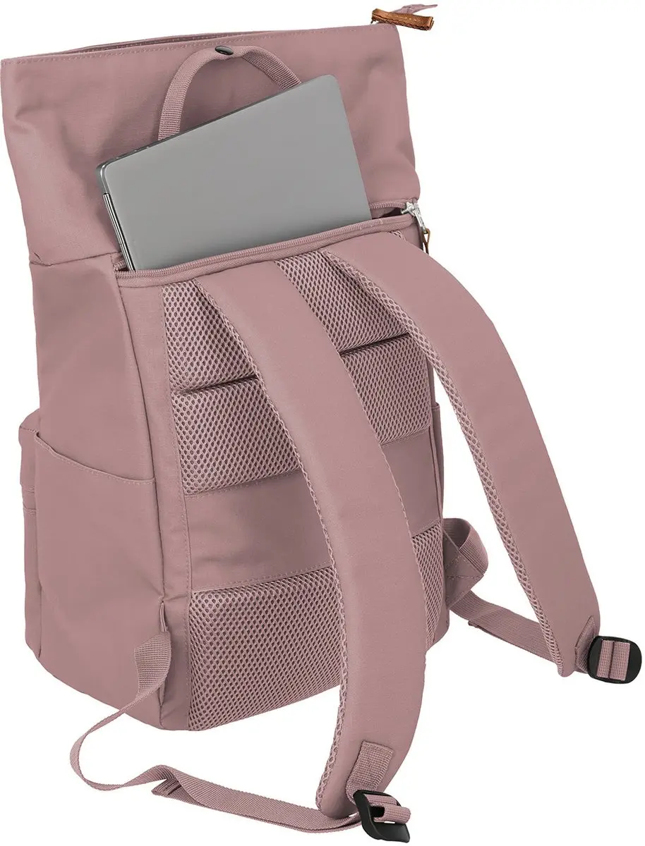 Travelite Basics Short Handle Rollup Dagrugzak 13 inch - MPN 096304-17 - Roze - afbeelding 6 van 6