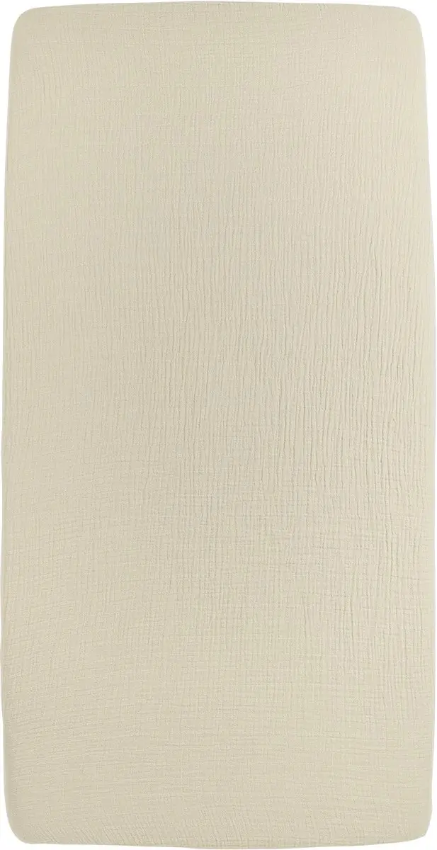 Meyco Baby Uni Hoeslaken Juniorbed 70x140cm - Soft Sand