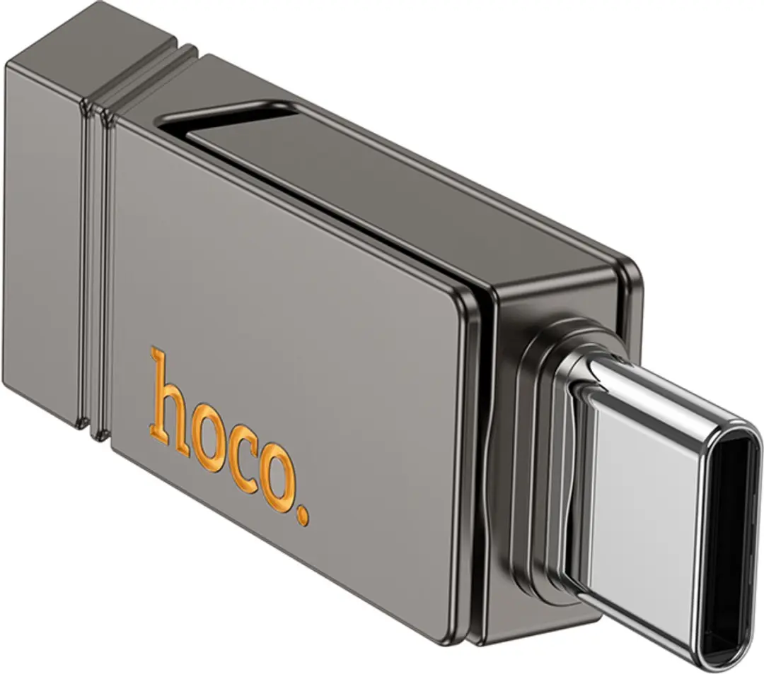 Hoco 2-in-1 USB Stick 128GB - Grijs