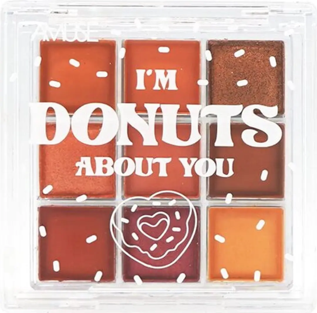 Amuse I'm Donuts About You Strawberry Donut Oogschaduw Palette - 9 Kleuren