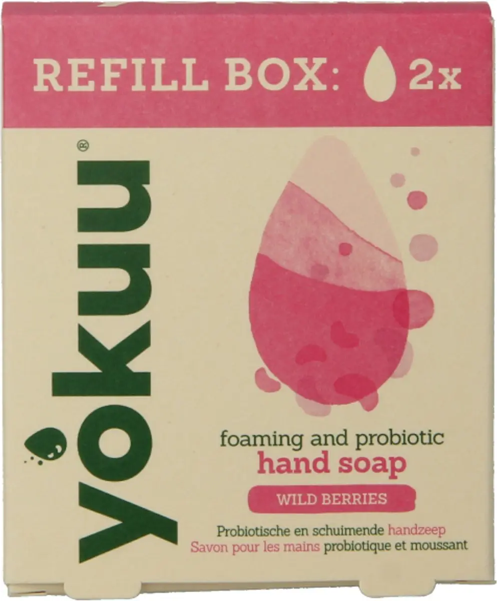 Yokuu Handzeep Wild Berries Refill 600ml - 2 Stuks