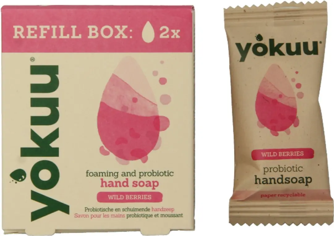 Yokuu Handzeep Wild Berries Refill 600ml - 2 Stuks