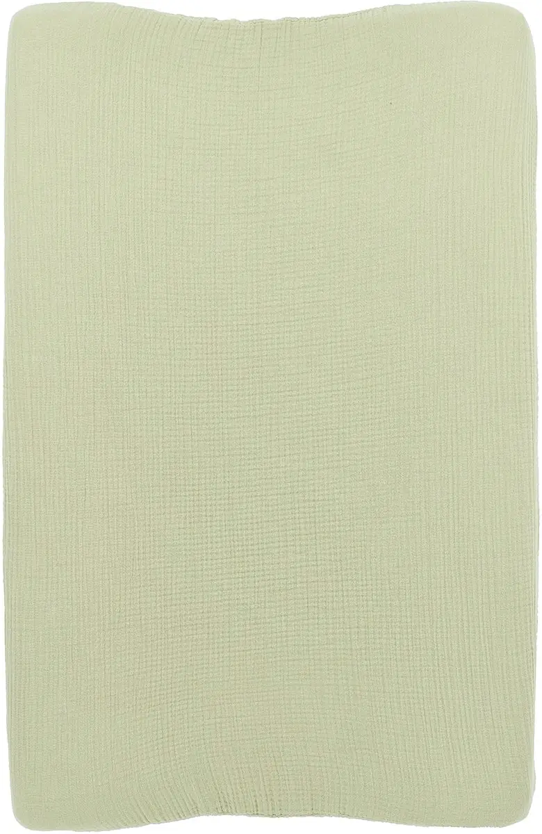 Meyco Baby Uni Aankleedkussenhoes Soft Olive 50x70cm