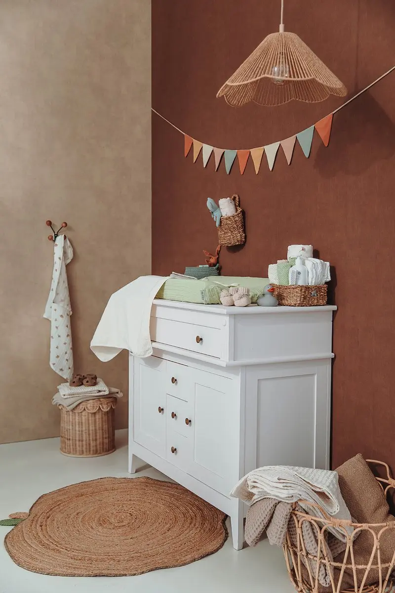 Meyco Baby Uni Aankleedkussenhoes Soft Olive 50x70cm