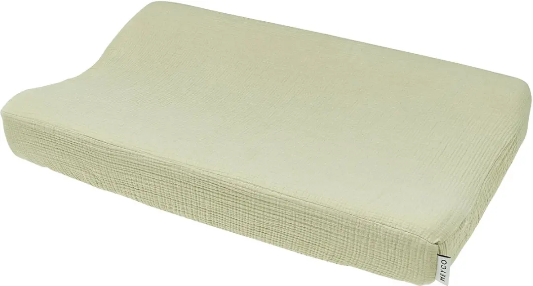 Meyco Baby Uni Aankleedkussenhoes Soft Olive 50x70cm