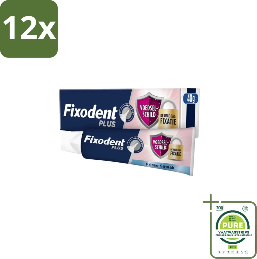 Fixodent Kleefpasta Plus Food Barrier 480g