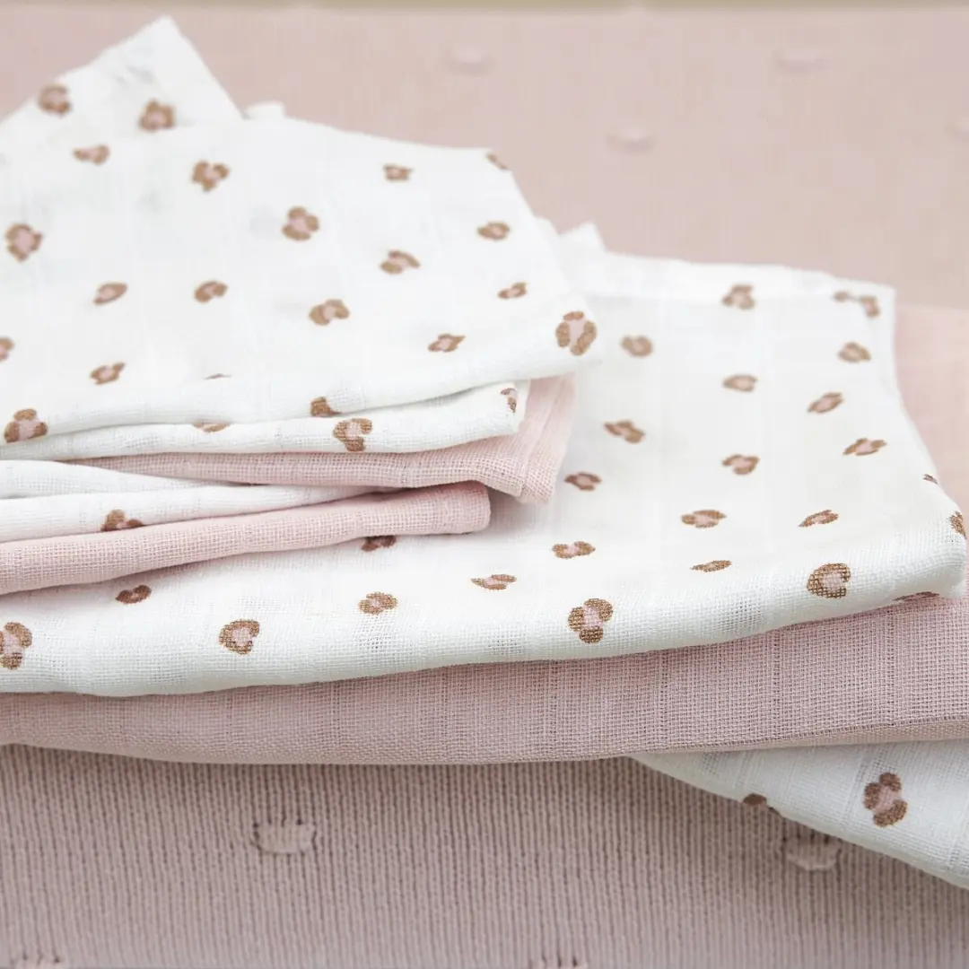 Meyco Baby Mini Panther Starterset - 9 Stuks - Soft Pink - afbeelding 6 van 6