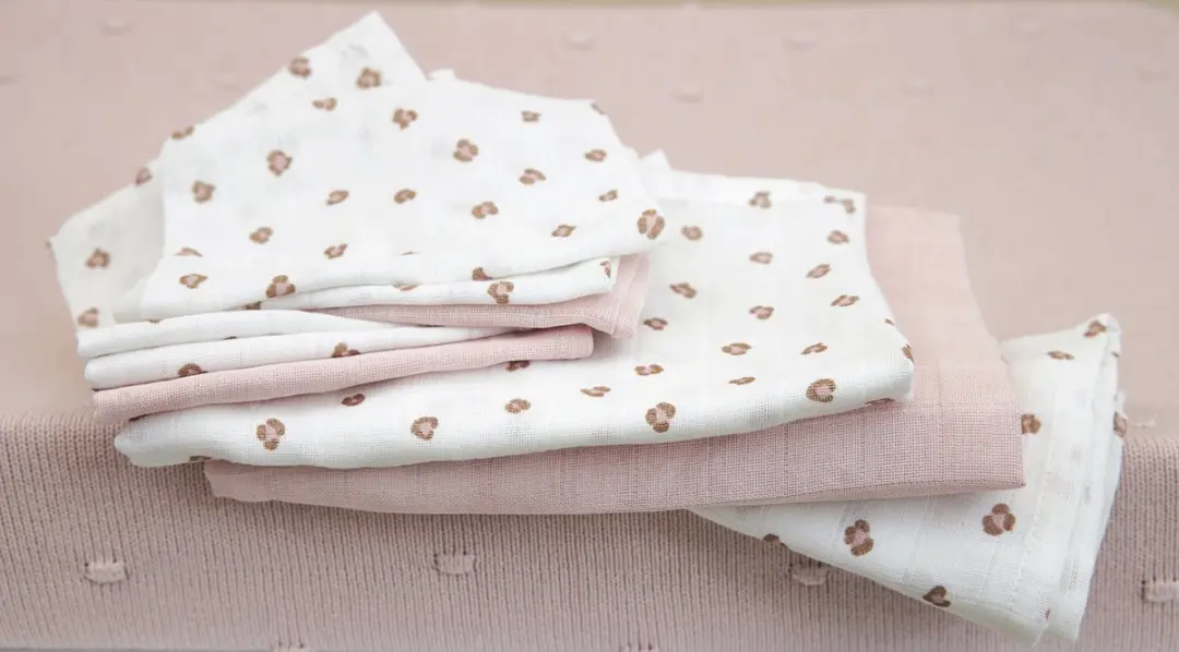 Meyco Baby Mini Panther Starterset - 9 Stuks - Soft Pink