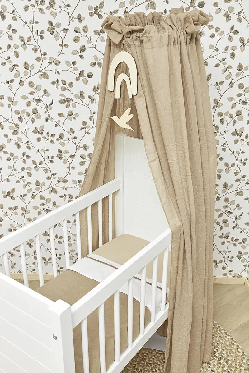 Meyco Baby Uni Hoeslaken Wieg - 2 Stuks 40x80/90cm Sand