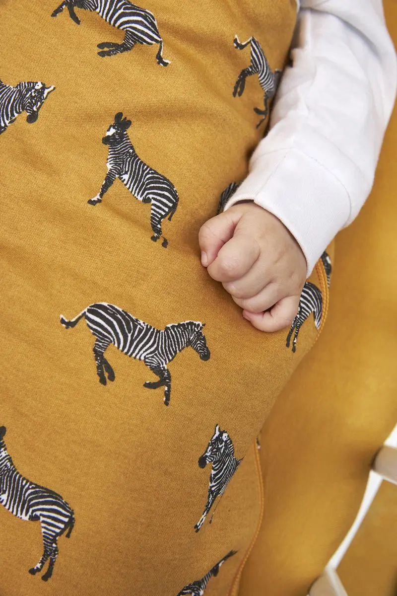 Meyco Baby Zebra Slaapzak Honey Gold 86cm - 2.5 TOG