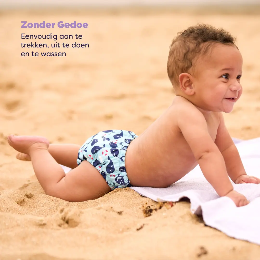 Bambino Mio Herbruikbare Zwemluier 3 - Blauwe Walvis