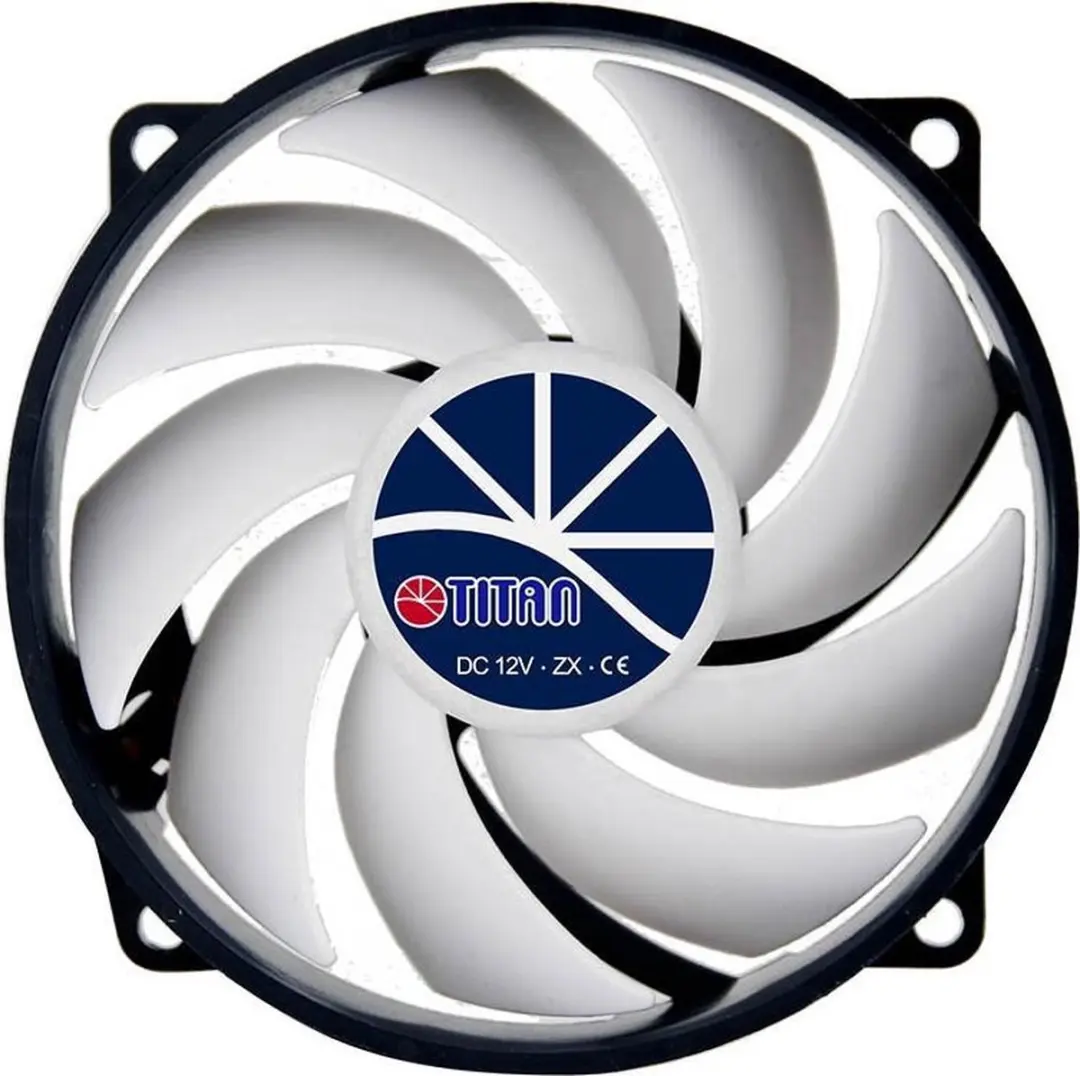 Titan TFD-9525H12ZP/KU(RB) Computerbehuizingventilator 9.5cm - Zwart