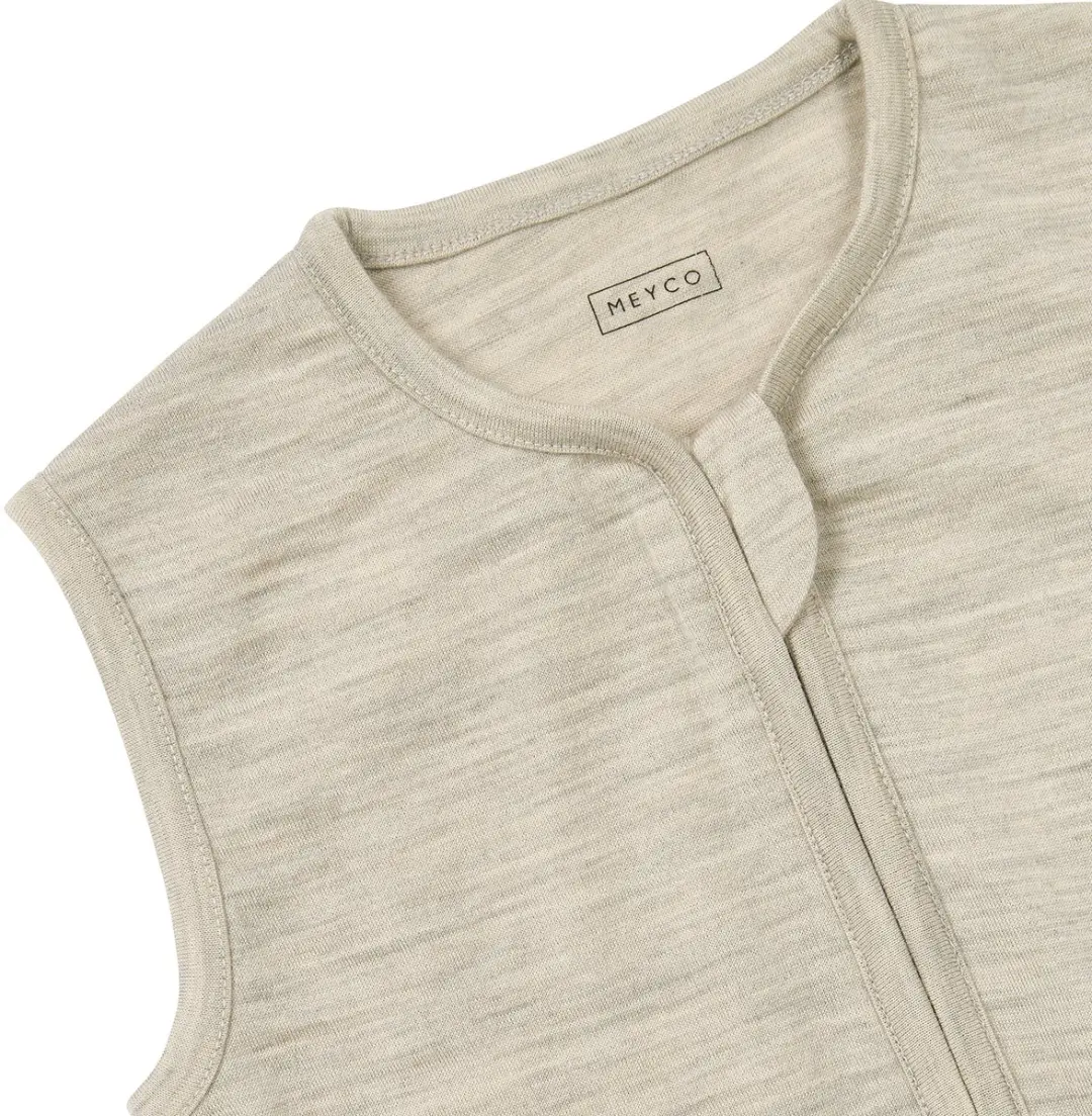Meyco Merino Slaapoverall Jumper 92cm - 0.5 TOG - Sand Melange
