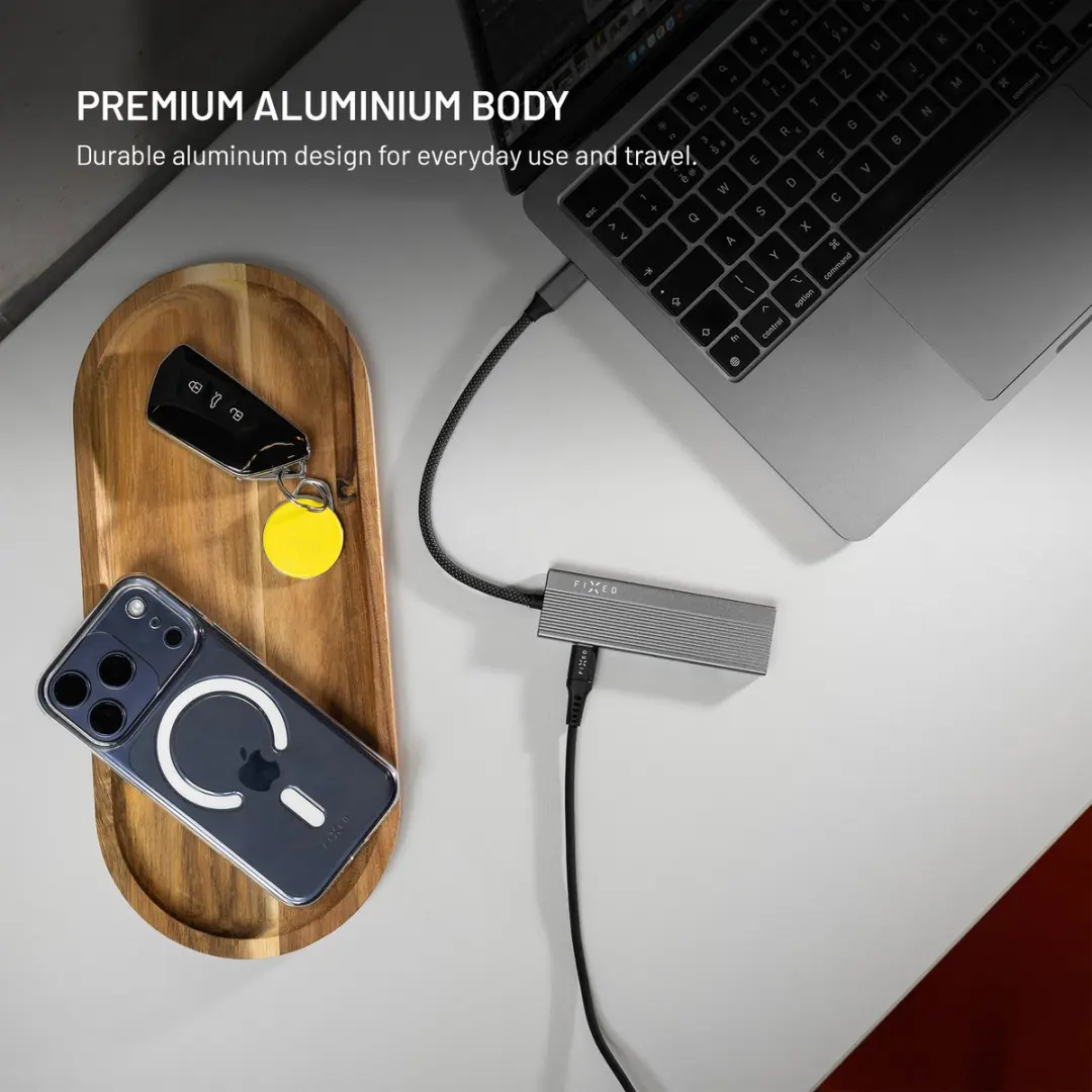 Fixed Hub Core FIXHU-CR-GR USB-C Hub - 4K HDMI 60Hz - 100W Power Delivery - Space Gray