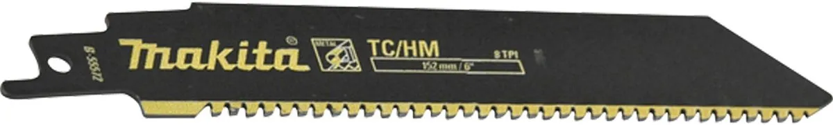 Makita Reciprozaagblad B-55512 Metaal 152mm