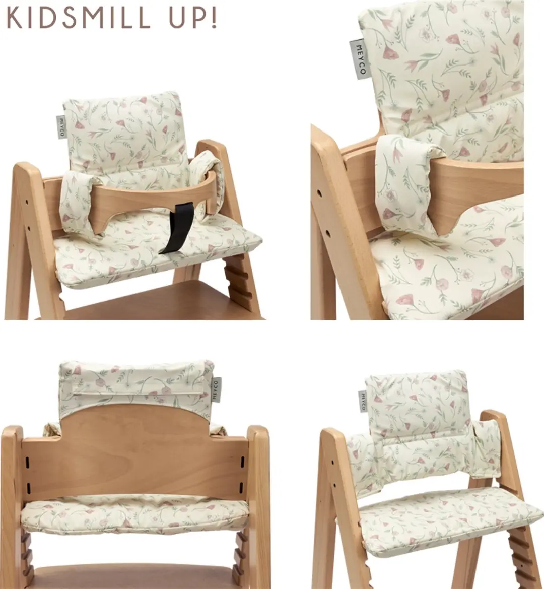 Meyco Baby Flower Stoelverkleiner Meegroei Multicolor