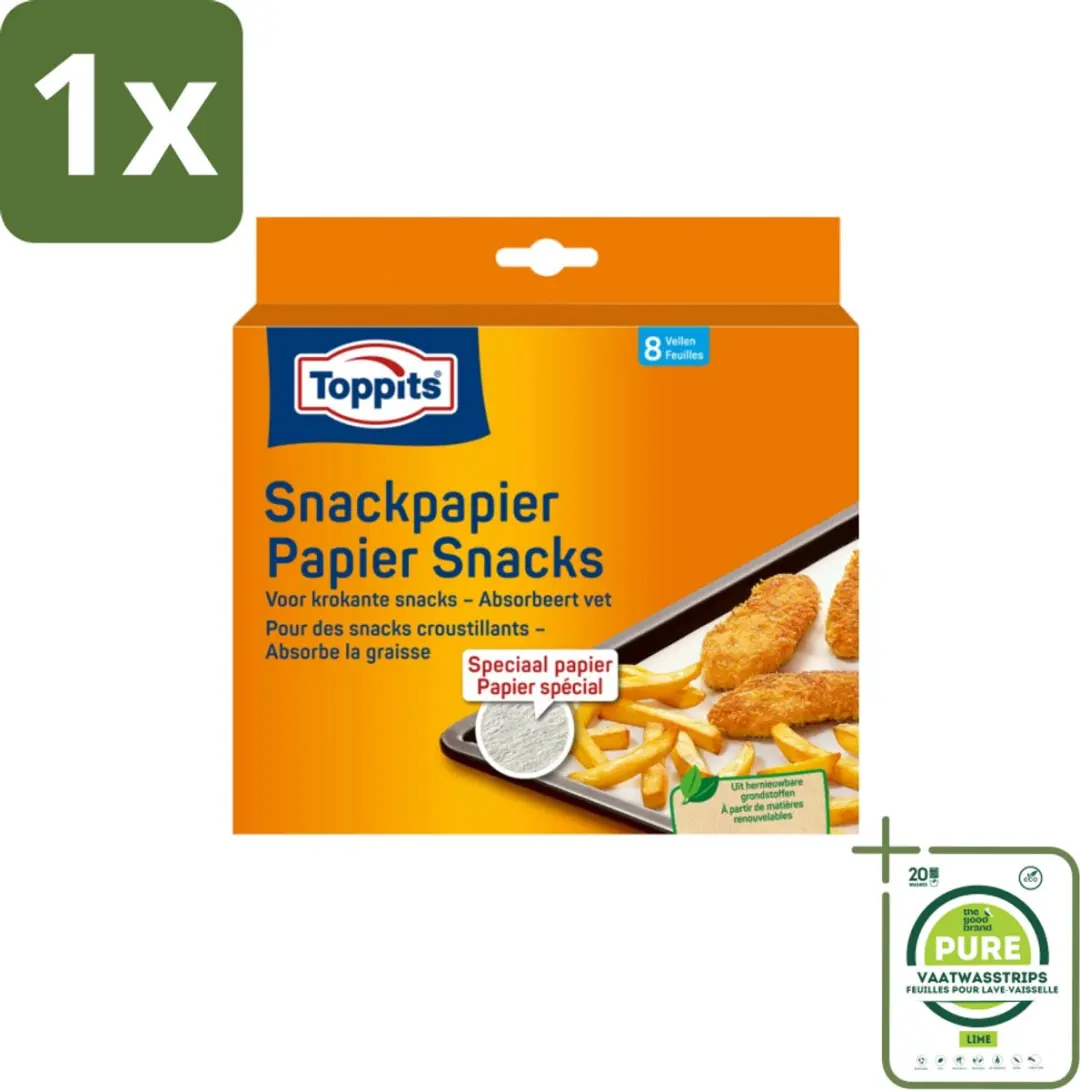 Toppits Snackpapier Multicolor