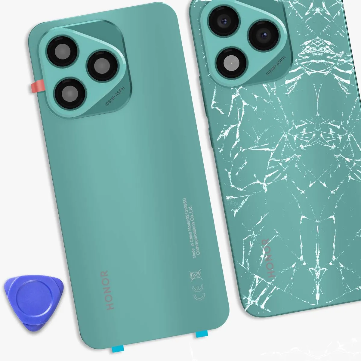 Honor 400 Lite Achterklep Batterijset Zeegroen