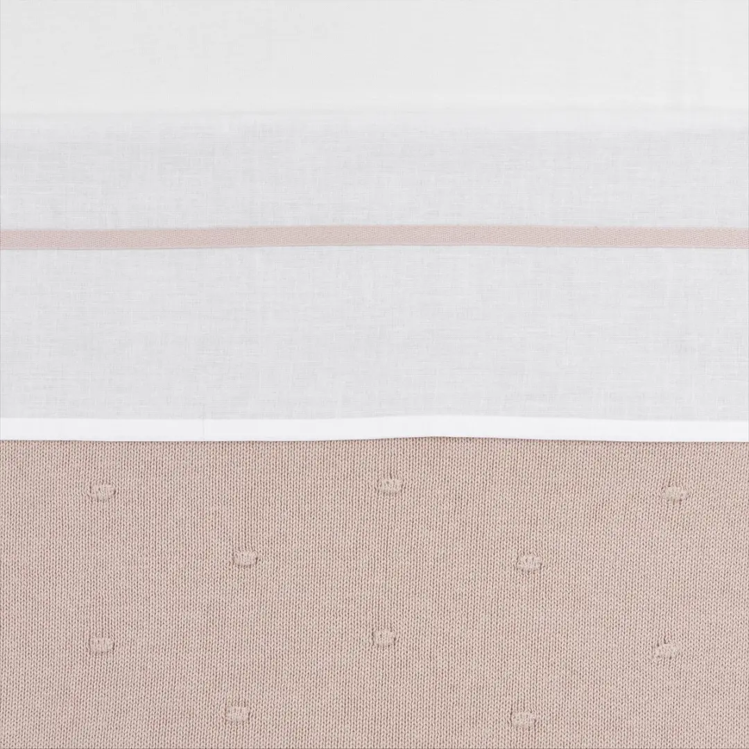Meyco Baby Bies Ledikantlaken Soft Pink 100x150cm