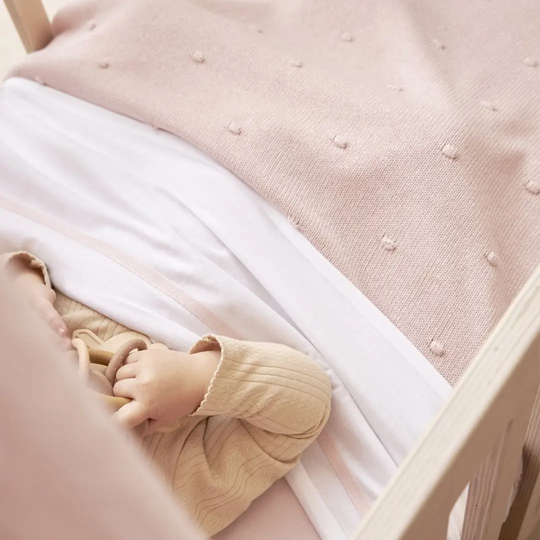 Meyco Baby Bies Ledikantlaken Soft Pink 100x150cm - 0.3 TOG - afbeelding 6 van 6