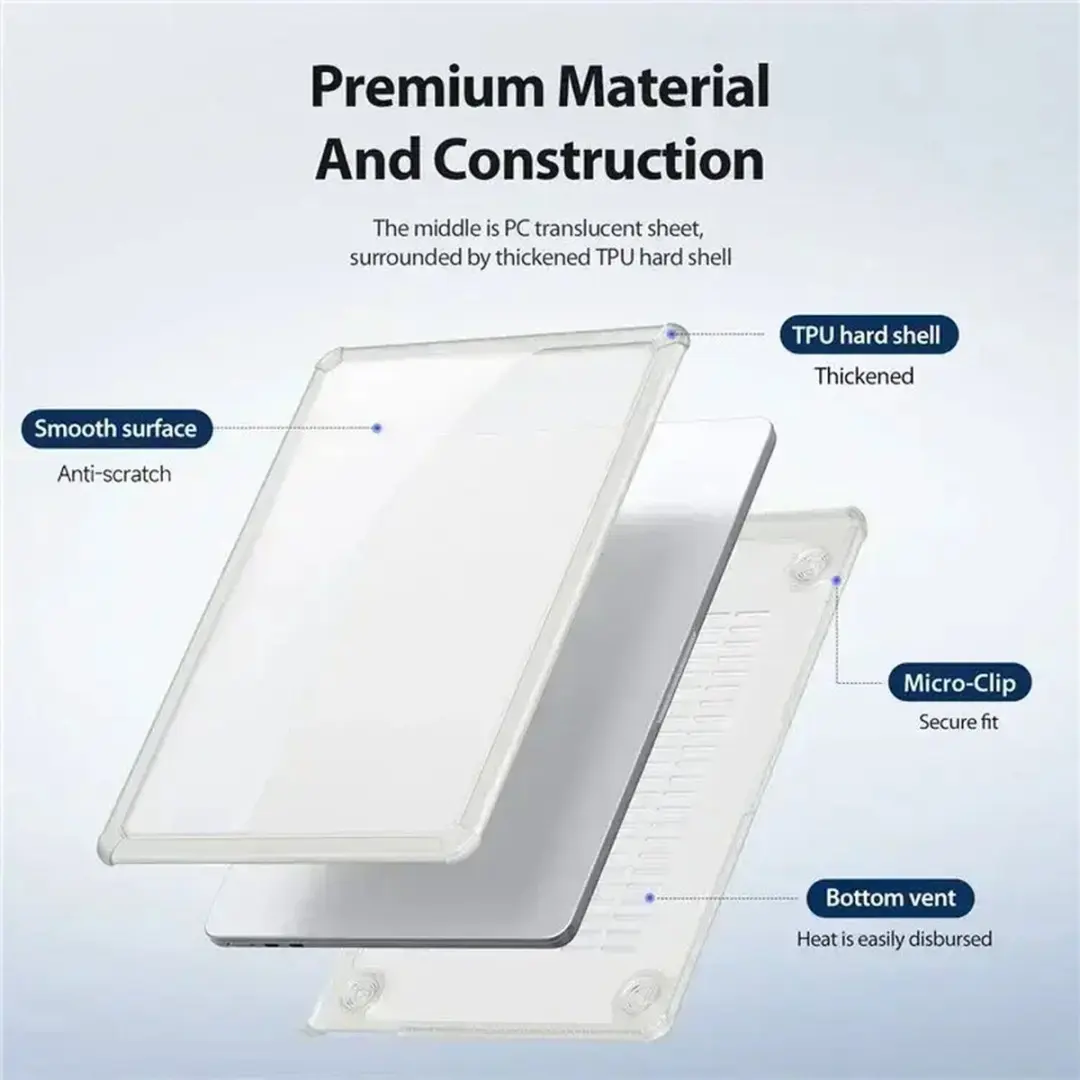 Dux Ducis LCGM Hoes MacBook Air 15 Inch - A2941/A3114 - Transparant