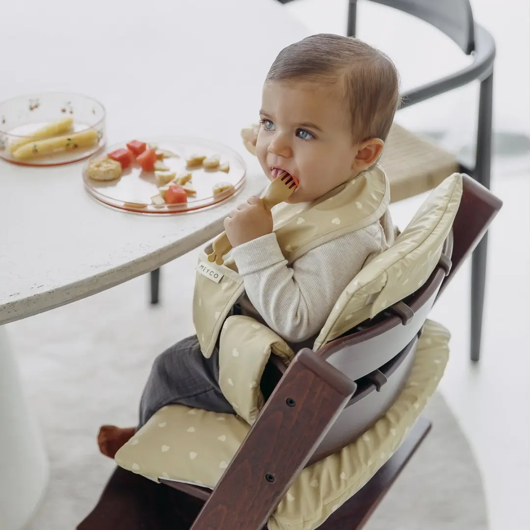 Meyco Baby Sweet Heart Slab - 2 Stuks - Soft Sand