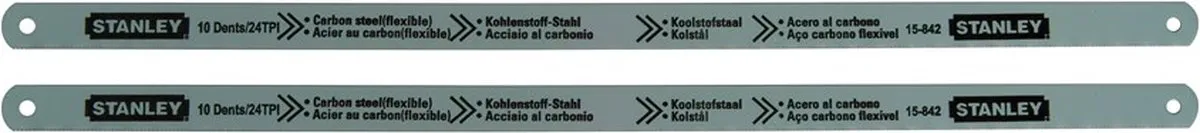 Stanley Metaalzaagblad 300mm 24T/inch - 2 Stuks