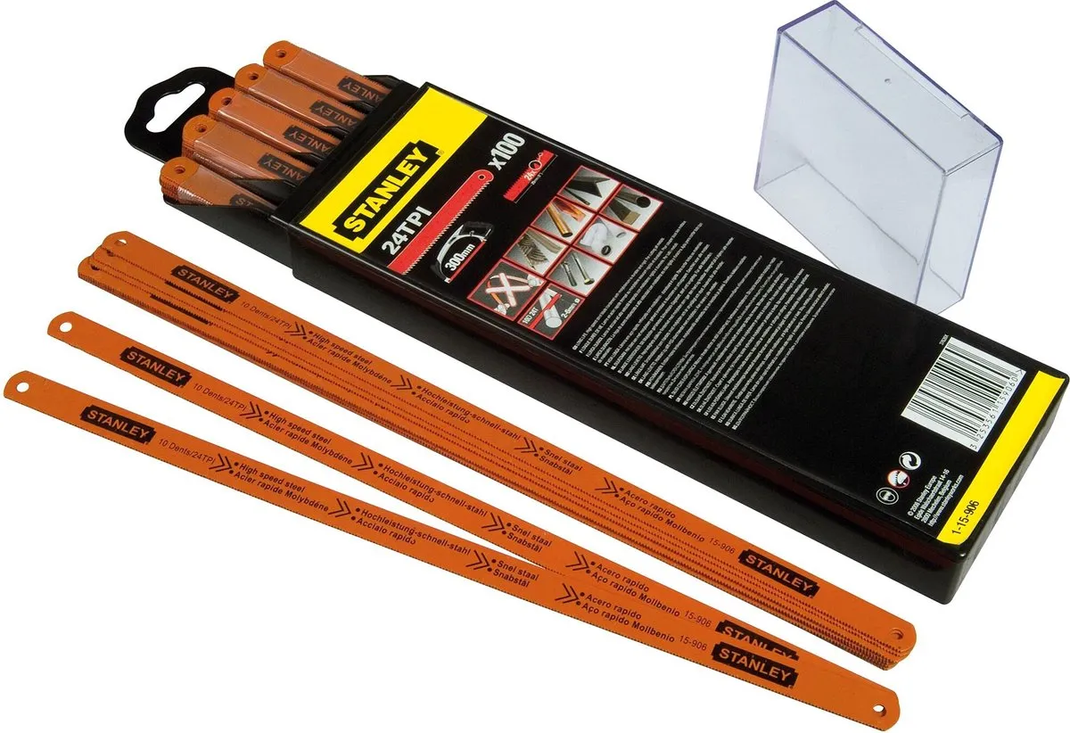 Stanley Metaalzaagblad 300mm 24T/inch - 2 Stuks