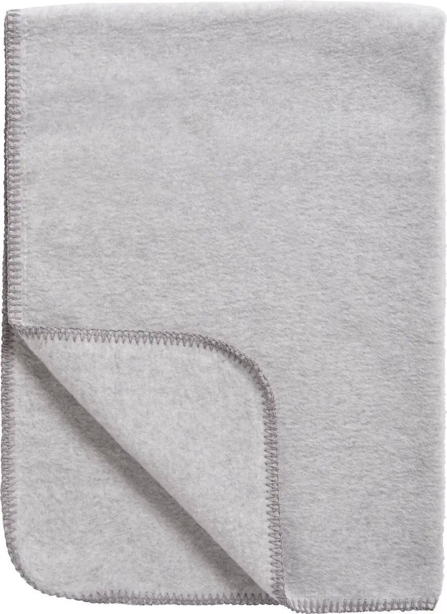 Meyco Baby Uni Wiegdeken Grey Melange 75x100cm