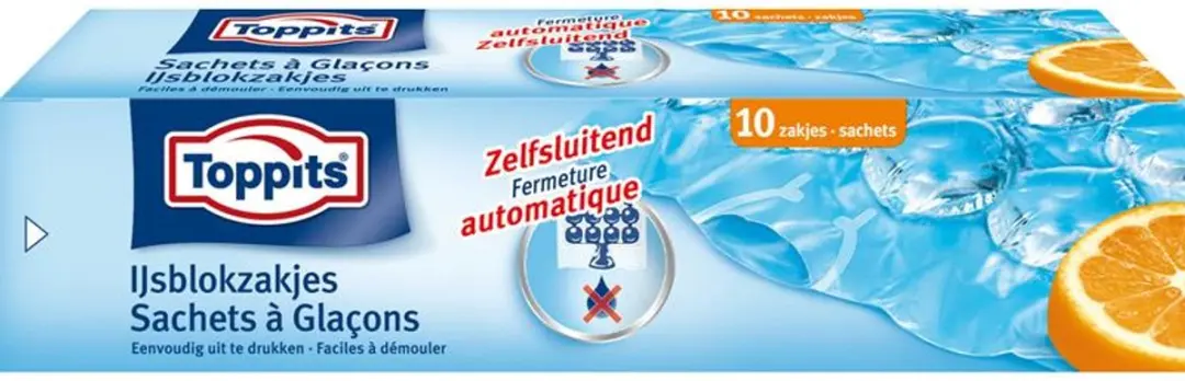 Toppits IJsblokzakjes - 10 Stuks