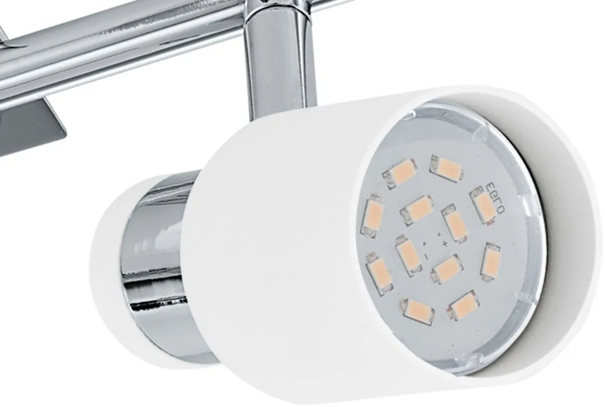 Eglo Davida Plafondspot 2 Lichts - Chroom/Wit