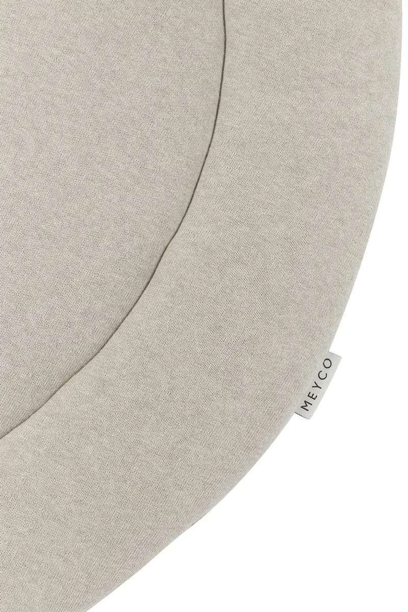Meyco Baby Knit Basic Boxkleed - Sand Melange - Ø95cm