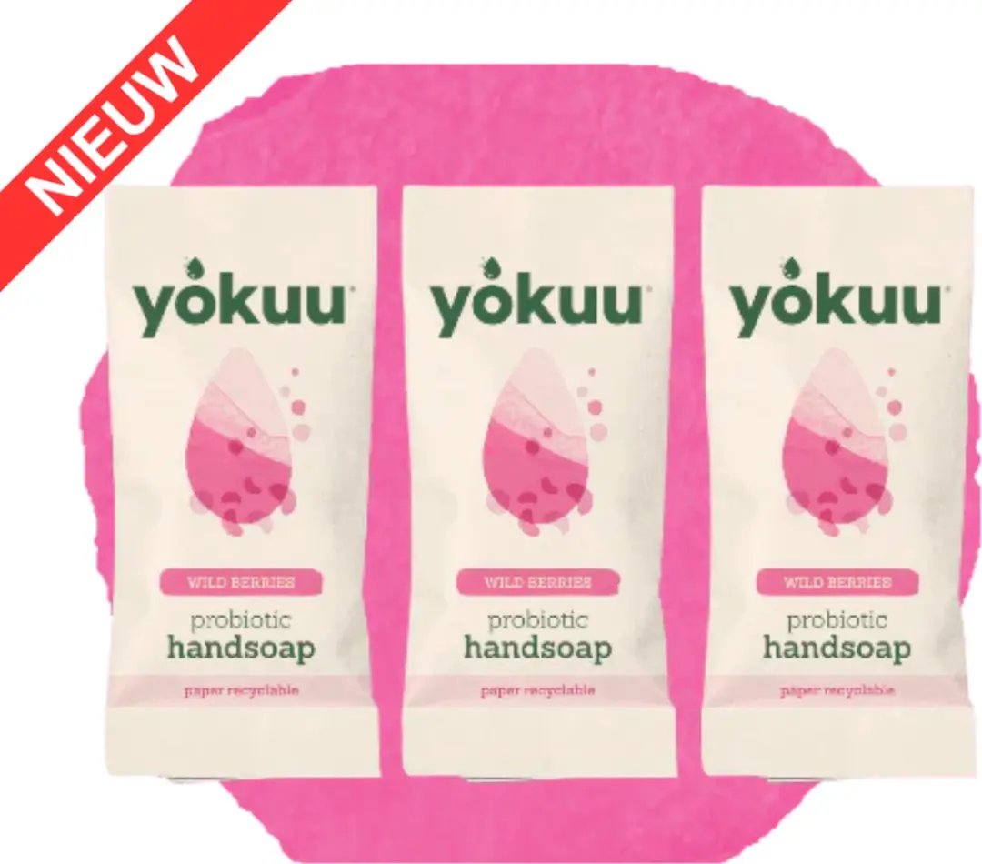 Yokuu Probiotische Vegan Handzeep Wilde Bessen Navulling 1025ml